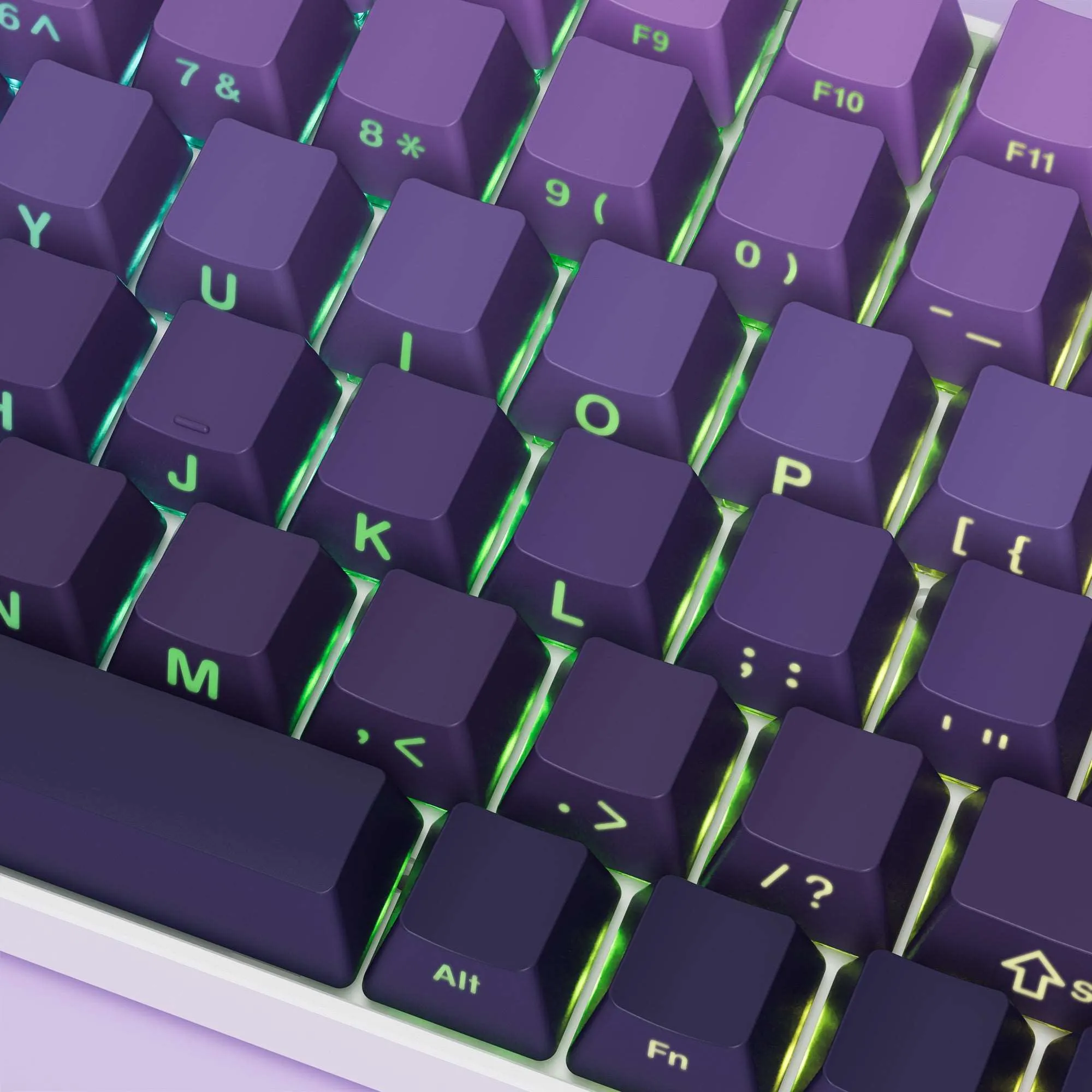 XVX Gradient Series 136-Key Side-Printed OEM Profile Keycap (7 Colors)