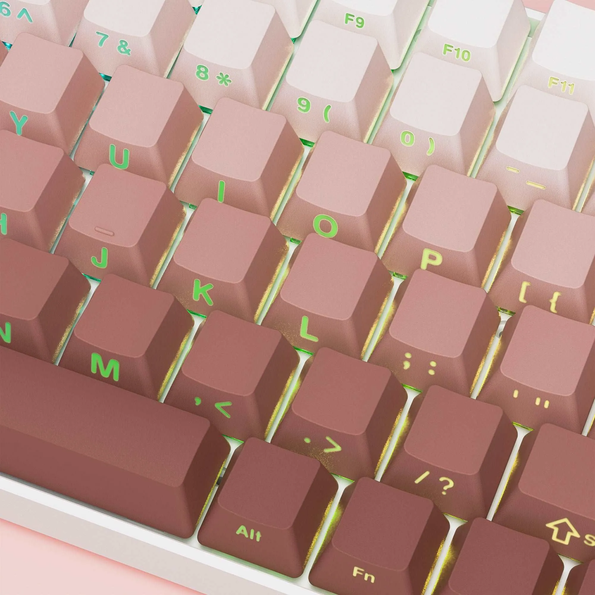 XVX Gradient Series 136-Key Side-Printed OEM Profile Keycap (7 Colors)