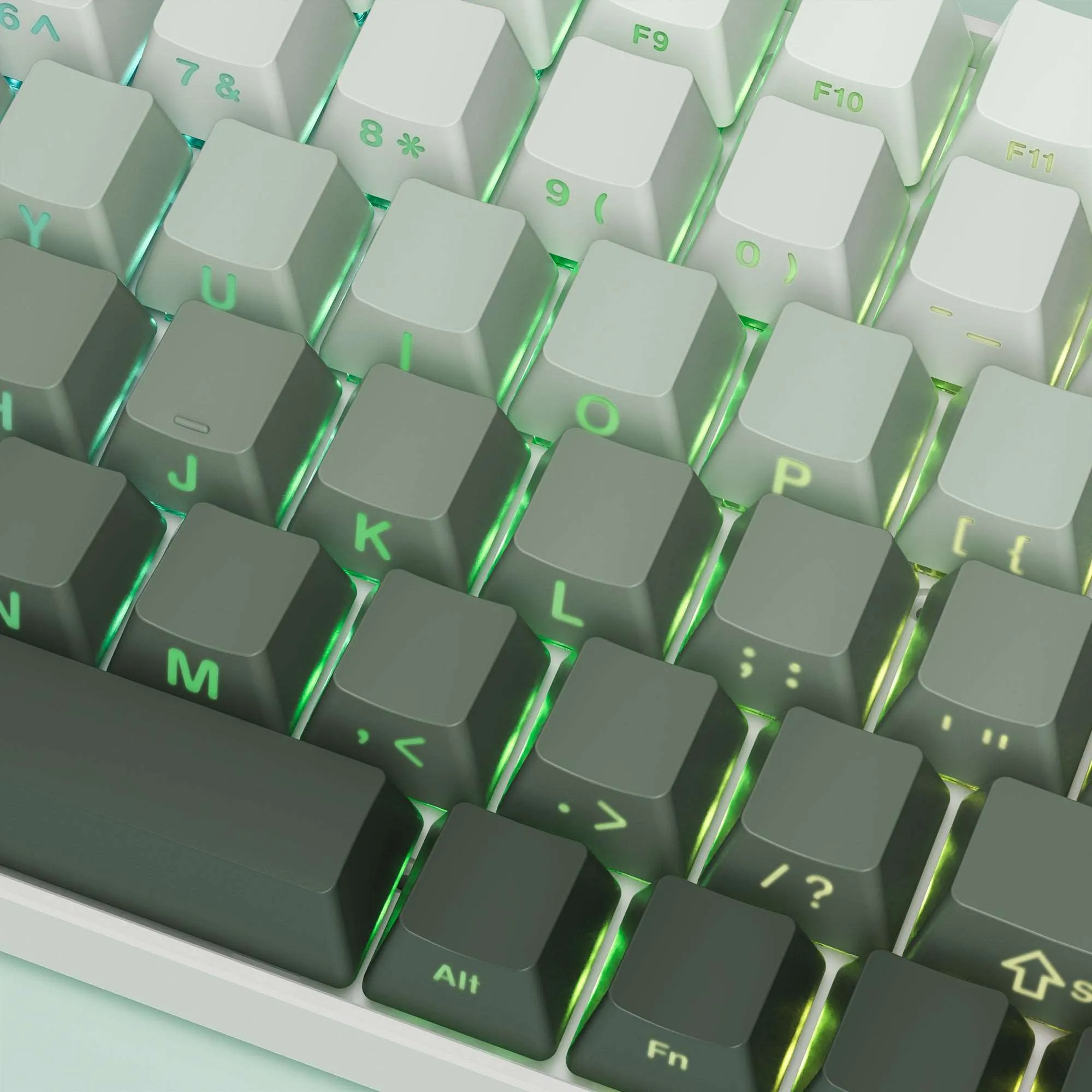 XVX Gradient Series 136-Key Side-Printed OEM Profile Keycap (7 Colors)