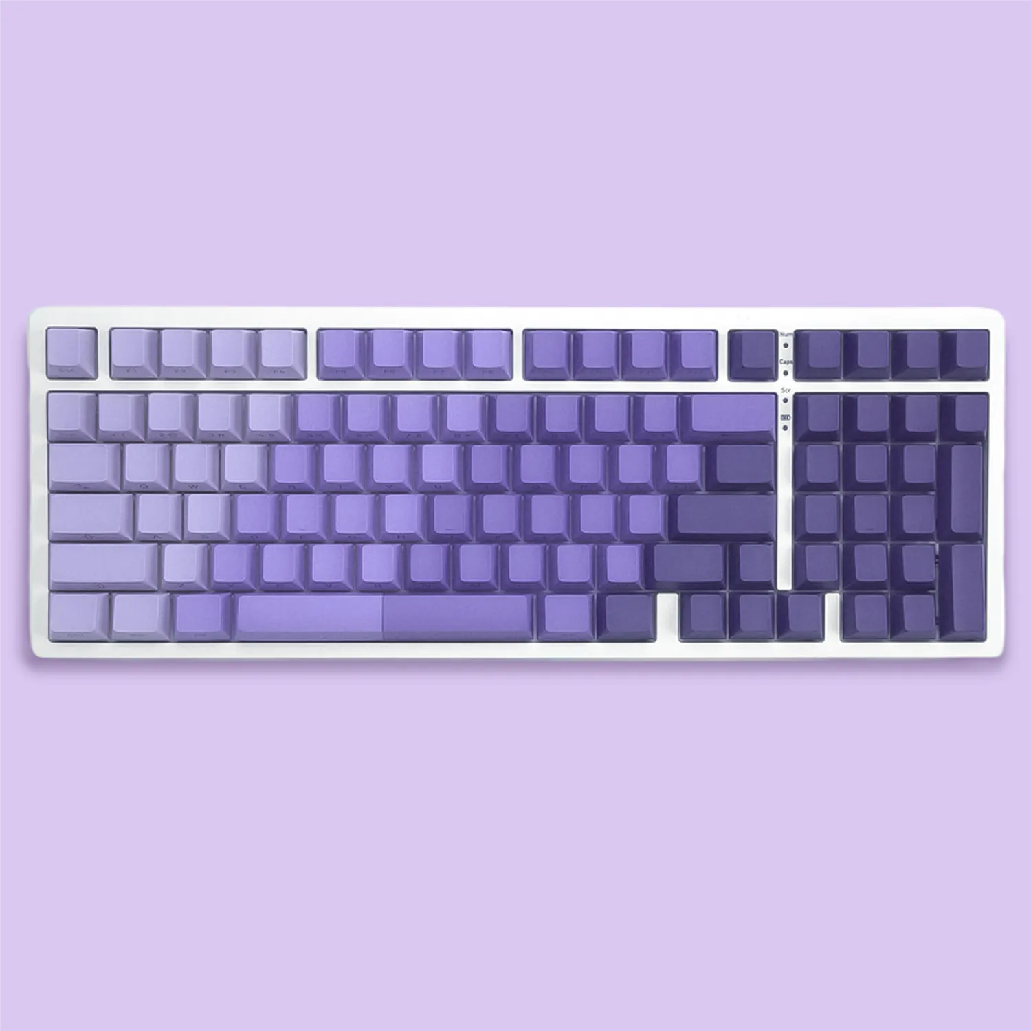 XVX Gradient X-axis Series 121-Key Side-Printed Cherry Profile Keycap (5 Colors)