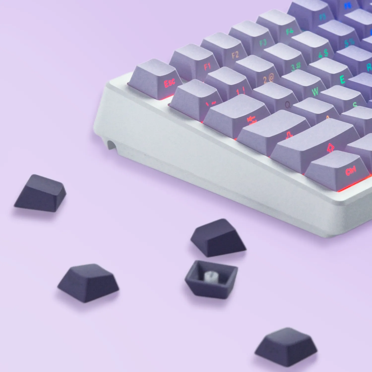 XVX Gradient X-axis Series 121-Key Side-Printed Cherry Profile Keycap (5 Colors)