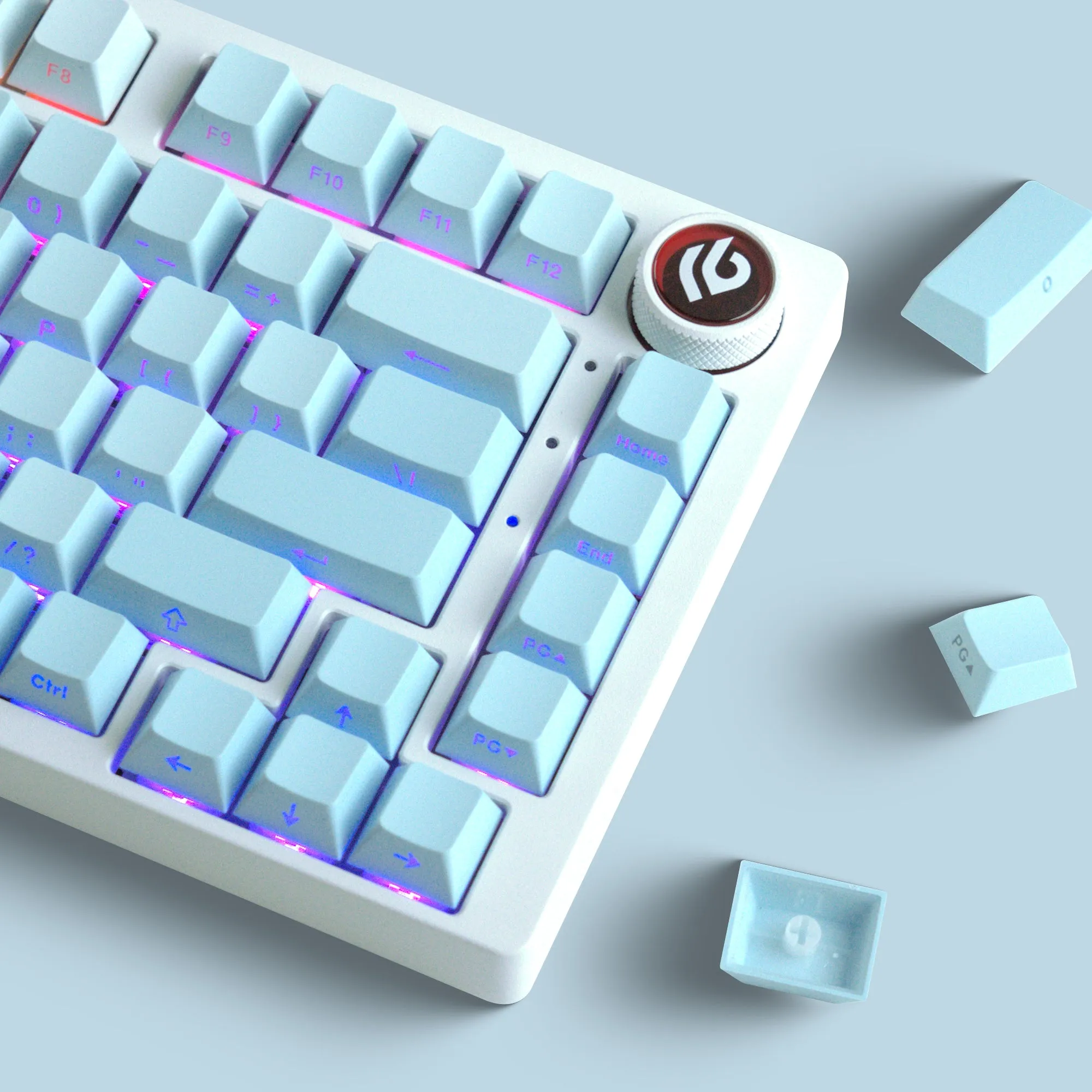 XVX Gradient X-axis Series 121-Key Side-Printed Cherry Profile Keycap (5 Colors)