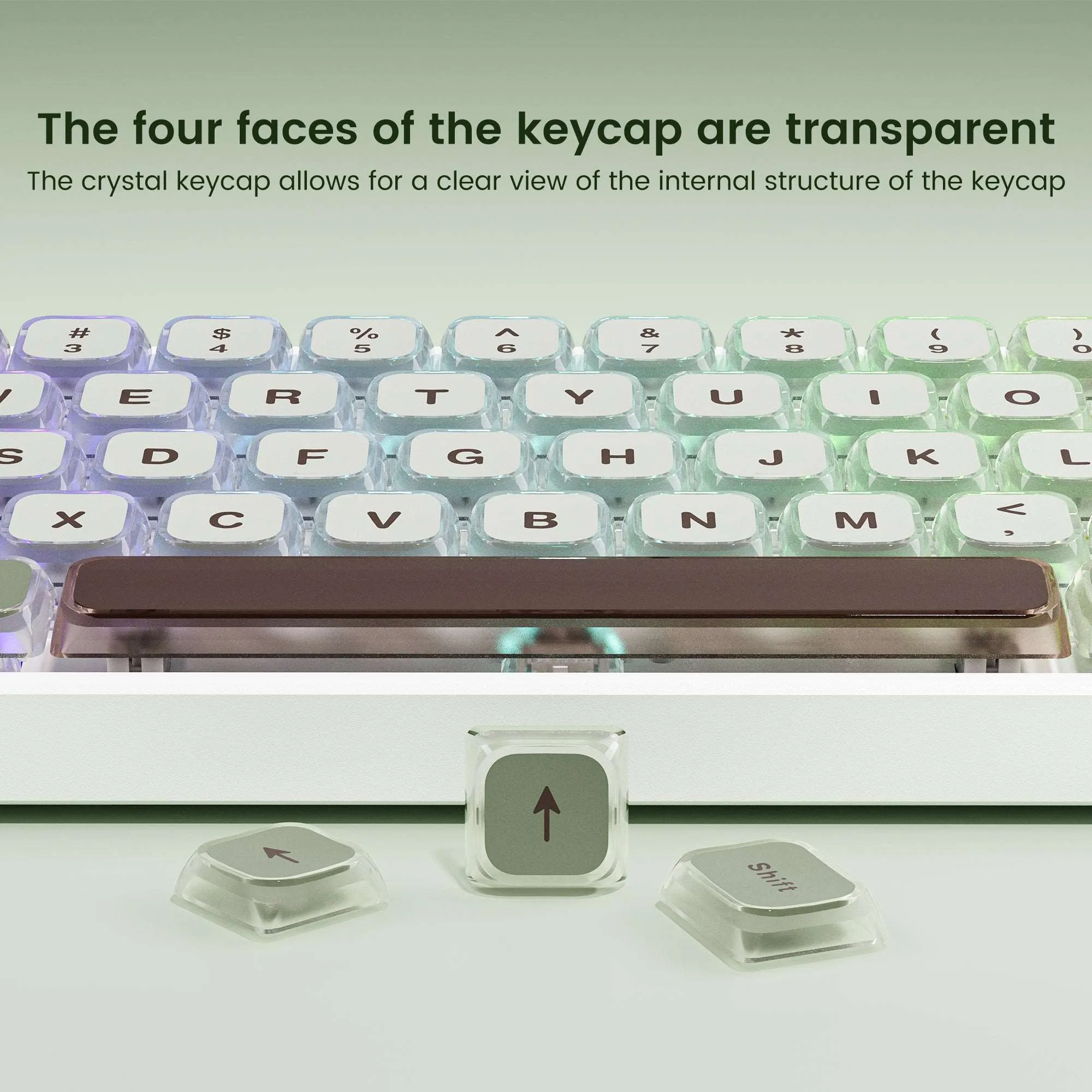 XVX Mist Dye-Sub Low Profile Keycap (125-Key)