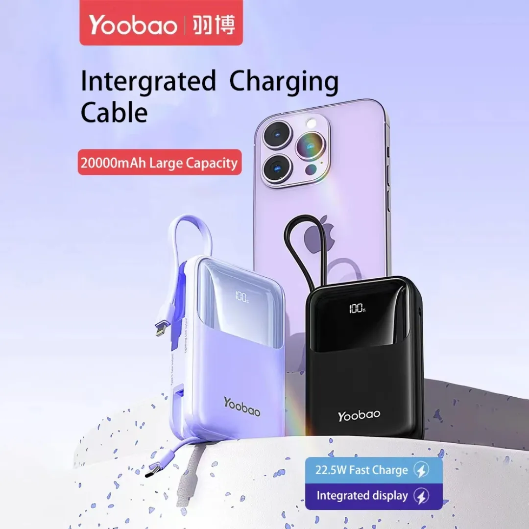 Yoobao Q18 20000mAh Powerbank Fast Charge Digital Display Replacement by Yoobao LQ20