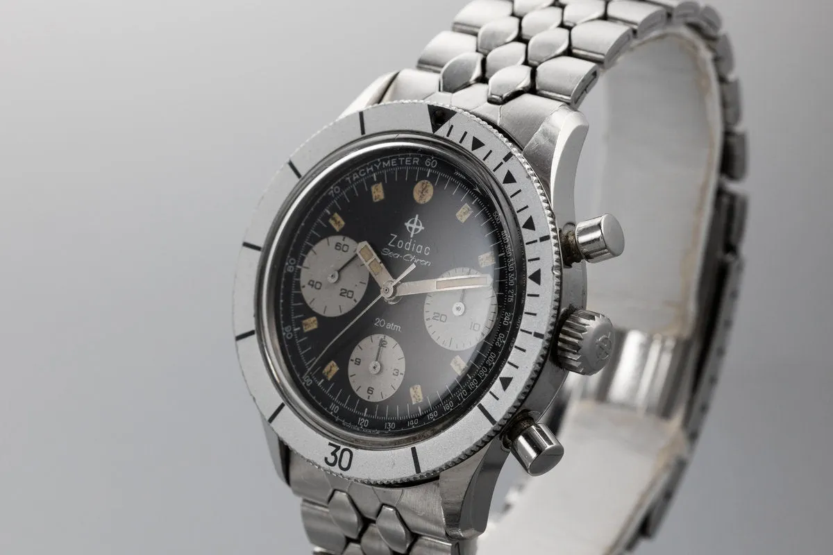 Zodiac Sea-Chron Chronograph with Factory Bracelet